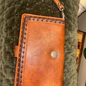 Justin Boots Brown Leather Wallet